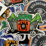 Load image into Gallery viewer, film is alive analog sticker
